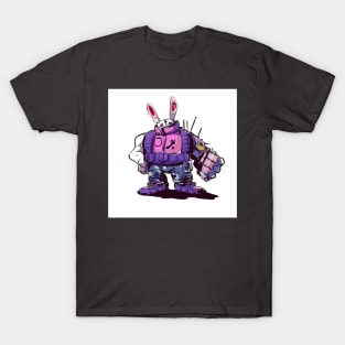 Metal rabbit robotic T-Shirt
